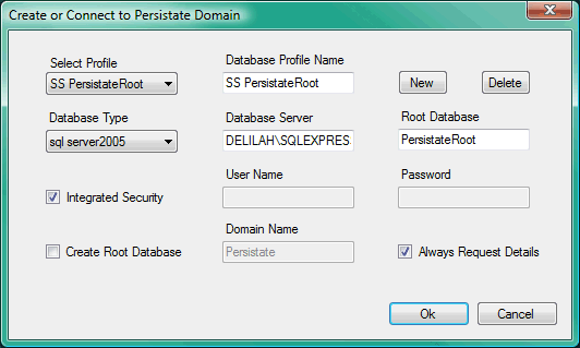 Starting the application for the first time