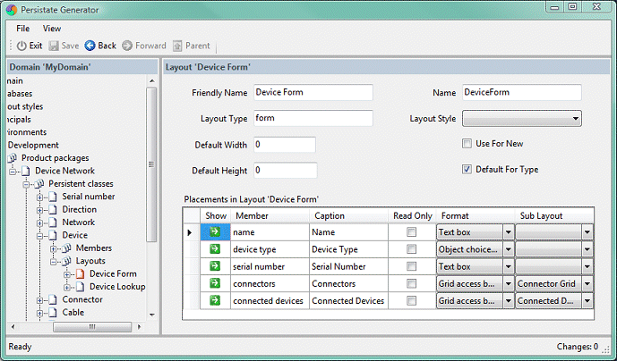 Customising the Device Form