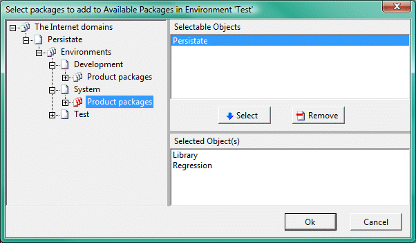 Two packages selelcted, and one now selectable